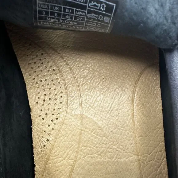 UGG Henrick Men’s Blue Leather Driving Loafers Size 9 US Slip-On Comfort Shoes - Picture 8 of 9